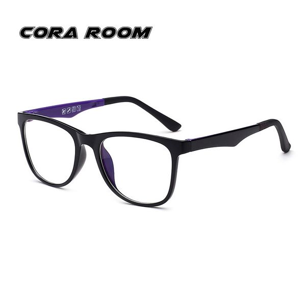 

new stylish optical glasses men's ultra light compression anti-collision glasses frame square flat mirror woman, Silver