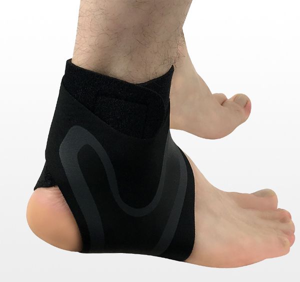 

sports ankle sleeve compression anti-sprain protection ankle socks outdoor basketball football climbing gear support fba drop shipping h724f, Blue;black