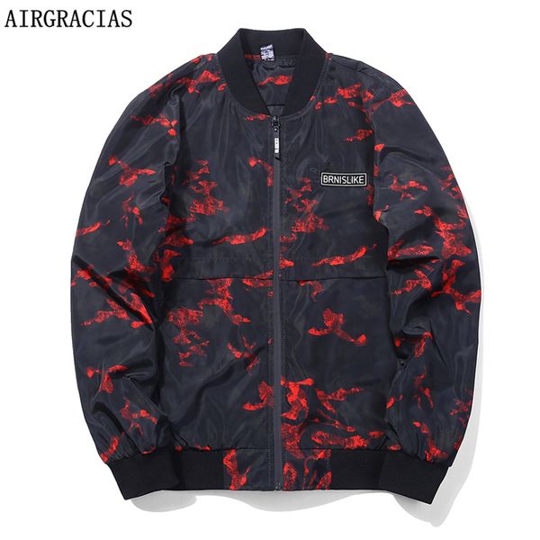 

airgracias autumn men's camouflage outwear clothing jackets lightweight overcoat pockets casual coats 2 colors us/eu size m-3xl, Black;brown