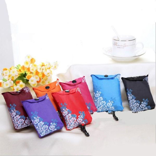 

practical portable handbag blue and white porcelain style shopping bags durable reusable foldable storage bag new arrival 2 8dg zz