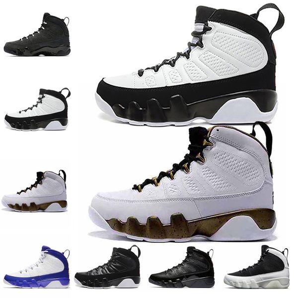 

2020 9s men basketball shoes anthracite white red blue grey men 9s basketball shoes sneaker size 7-13
