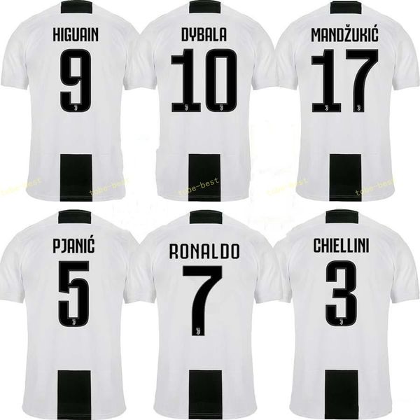 

2018 2019 juventu occer jer ey 7 ronaldo buffon dybala d co ta mandzukic pjanic cu tom home 18 19 men women kid youth football hirt