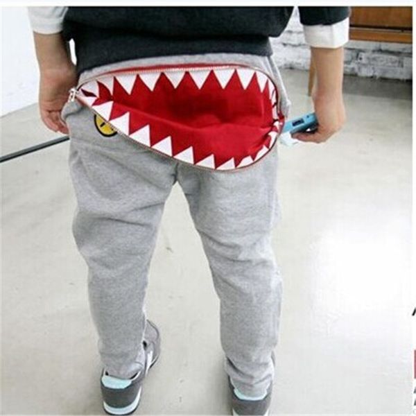 

2018 pants for boys fashion kids boys girls zipper harem pants casual toddler loose trousers, Blue