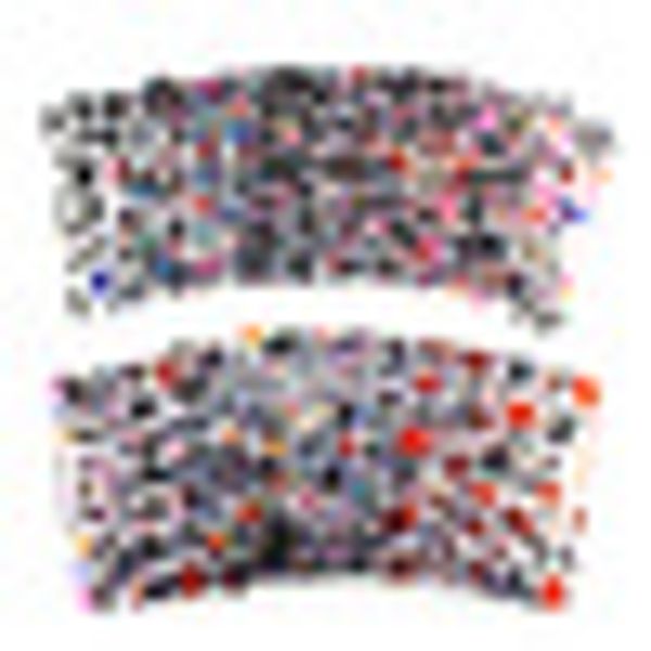 

24 sheets 3d halloween nail art tips transfer decal stickers manicure diy, Black
