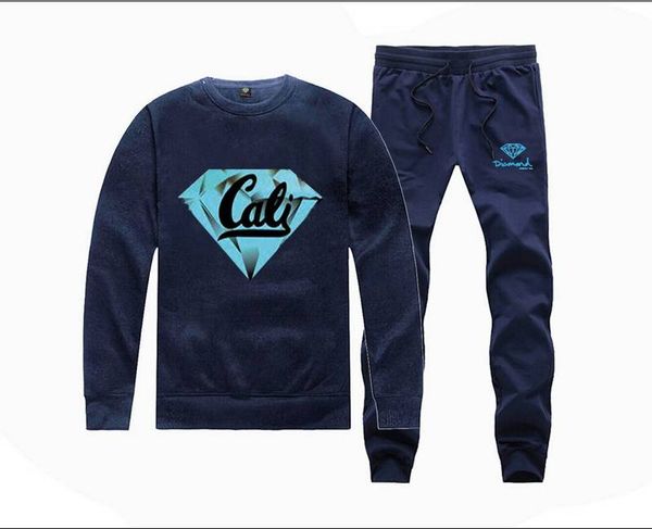 

h2878 sale sweatshirts +pants suit for men and women fleece lined hip hop skateboard crewneck hoodies s-5xl tracksuits, Gray