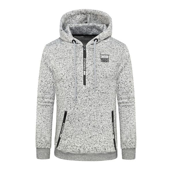 

2018 new fashion men spring autumn slim hoodie warm hooded sweatshirt with zipper male coat jacket outwear 4 colors, Black