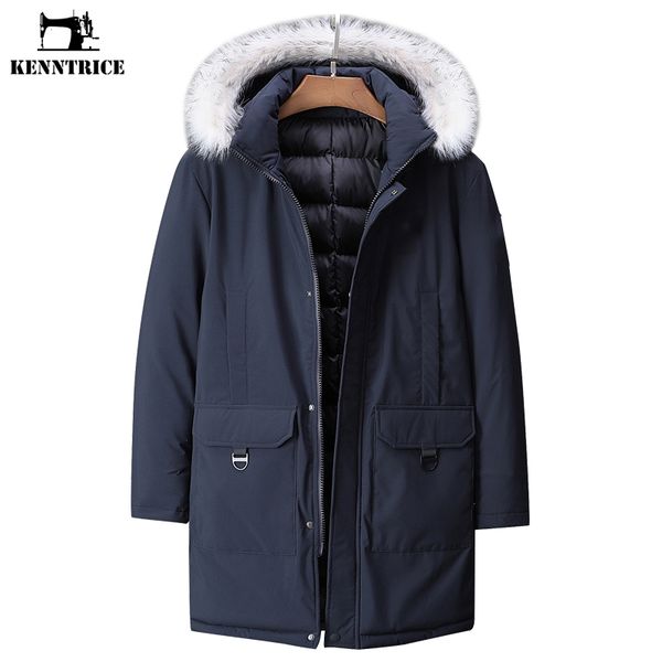 

kenntrice plus size 9xl long winter coat men thick windbreaker winter jackets men parkas big size 6xl 7xl 8xl hat detachable, Black