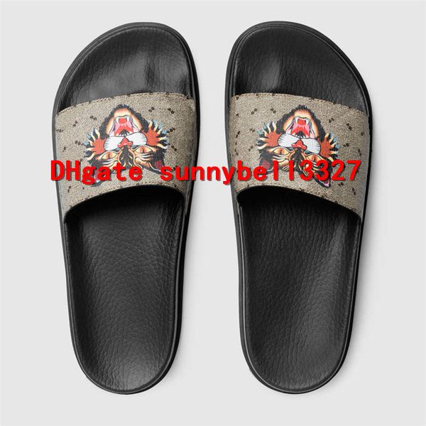 

2017 mens and womens fashion web rubber slide sandal blooms print flower slide sandals outdoor beach flip flops size 34-45, Black