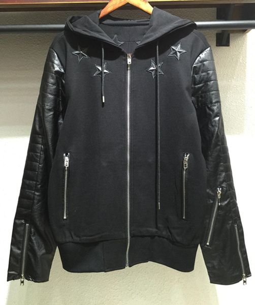 

men hoodie homme spring & autumn period mens hoodies outerwear male casual coat brand zipper hoodies &sweatshirts, Black