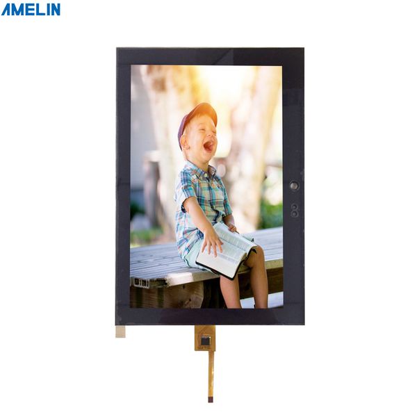 Tela de toque de alta resolução do módulo do IPS TFT LCD de 8 * 800 * 1280 com exposição da relação de MIPI da fabricação do painel de shenzhen amelin