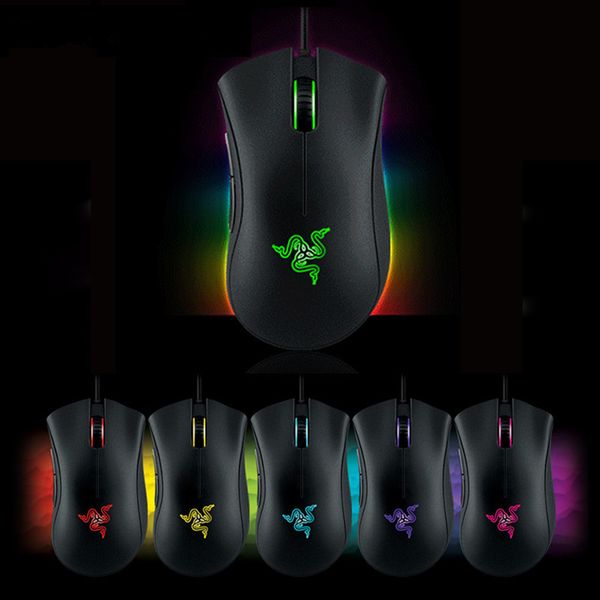 

Razer Deathadder Chroma USB Wired Optical Computer Gaming Mouse 10000dpi Optical Sensor Mouse Razer Mouse Deathadder Gaming Mice