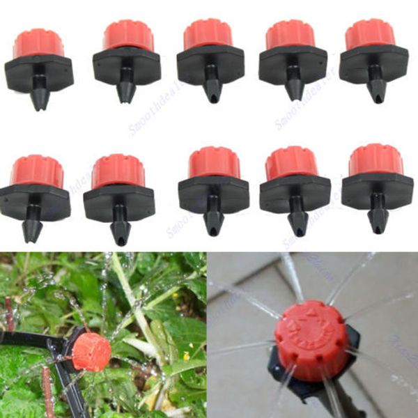 

50pcs garden irrigation misting micro flow dripper drip head 1/4'' hose new m09 dropshipping