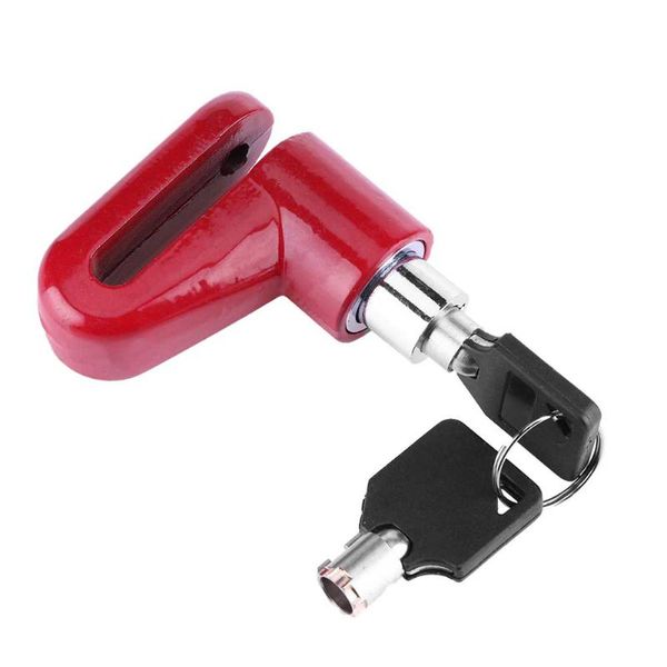

motorcycle bicycle sturdy wheel disc brake lock small moto security anti thief alarm brake rotor lock for motorcycle scooter