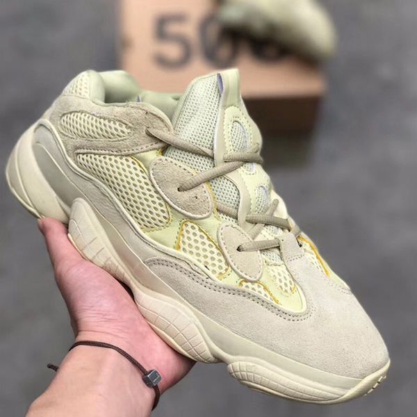 Rabatt Großhandel Adidas Yeezy Boost 500 2018 Heißer Verkauf Großhandel 2018 Herren Laufschuhe 500 Erröten Desert Rat
