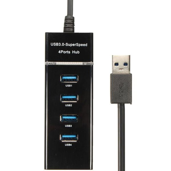 

high speed usb hub 3.0 external 4 power usb port for windows mac linux