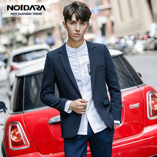 

no.1 dara new arrival brand clothing autumn suit blazer men fashion slim male suits casual solid color masculine blazer size, White;black