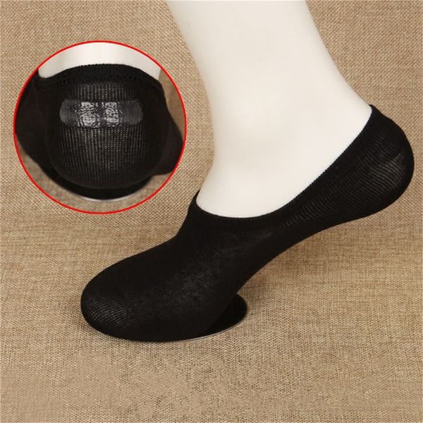 

5pairs soft cotton socks loafer boat non-slip invisible low cut no show socks spring summer autumn 3colours, Black;white