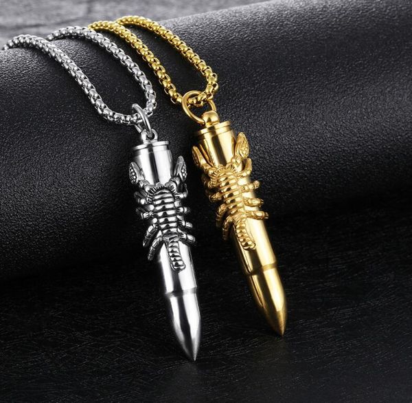 

Нержавеющая Сталь Скорпион Ожерелье - Стимпанк Золото Серебряный Тон Мужские Оже
