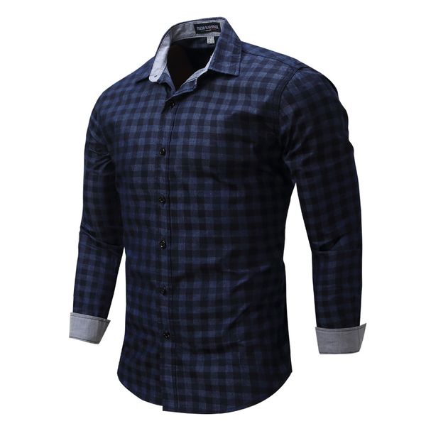 

male shirt men's shirt long sleeve cotton plaid shirts mens dress brand casual denim style camisa masculina puls size xxxl, White;black
