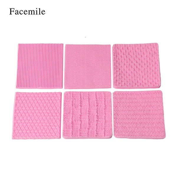 2019 Wholesale Knitting Silicone Mold Texture Mat Sugarcraft Cake