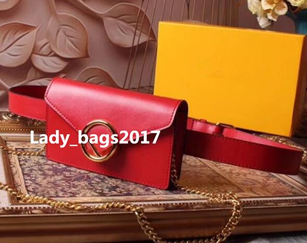 

Cla ic f brand wai t bag houlder cro body de igner pur e belt bag chain houlder cro body me enger bag pocket genuine leather bag