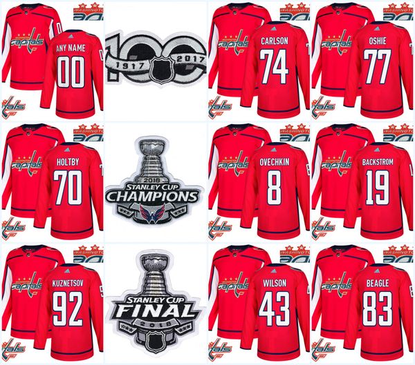 

Washington Capitals Hot Drilling Jersey 8 Alex Ovechkin 19 Nicklas Backstrom 43 Tom Wilson 70 Braden Holtby 77 T.J. Oshie Hockey Jerseys