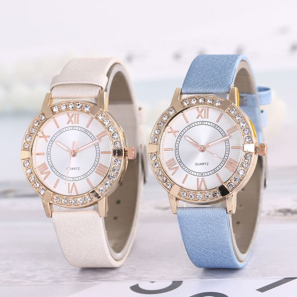 

watch roma scale leather female dress quartz watch women thin casual strap reloj mujer montres femmes montre de mode 2018, Slivery;brown