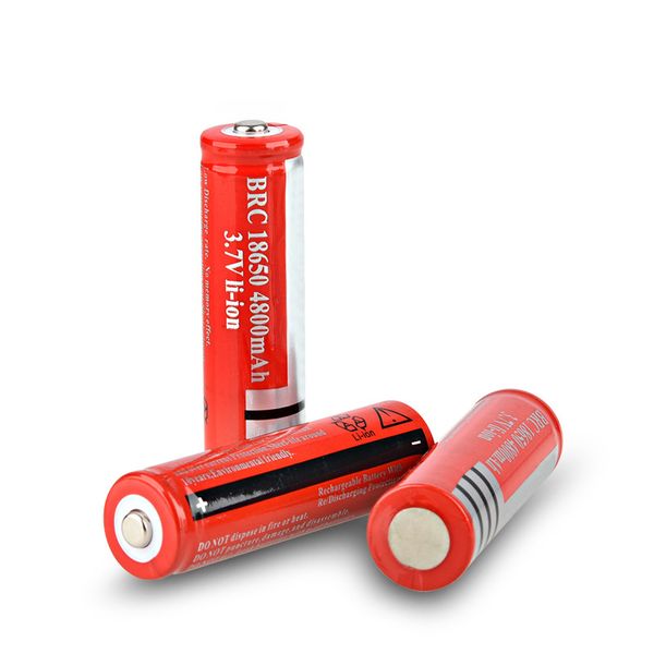 

18650 аккумуляторные батареи 3.7 в 4800 мАч литий-ионный аккумулятор для светодиодный фонарик batery Бесплатная доставка