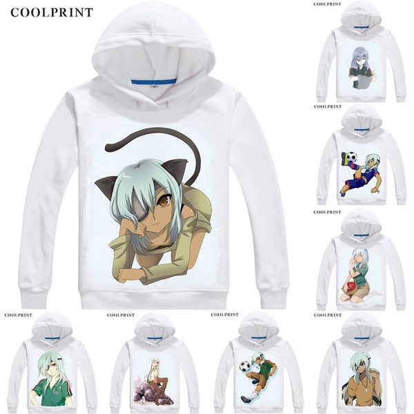 

sakuma jirou mens hoodies inazuma eleven ares no tenbin japan men sweatshirt streetwear anime hoodie printed long hooded, Black