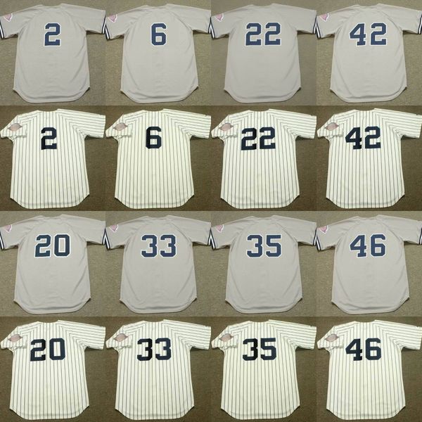 

men 2 jeter 35 mike mussina 6 joe torre 35 mike mussina 20 jorge posada 22 roger clemens 33 david wells 1983 home baseball jersey, Blue;black