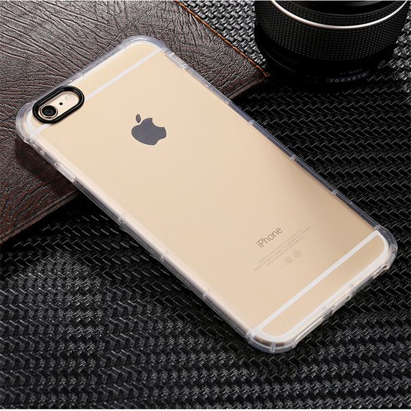 

shockproof transparent case for iphone x scratch-resistant cover soft gel tpu case clear back cover for samsung s8 s8plus