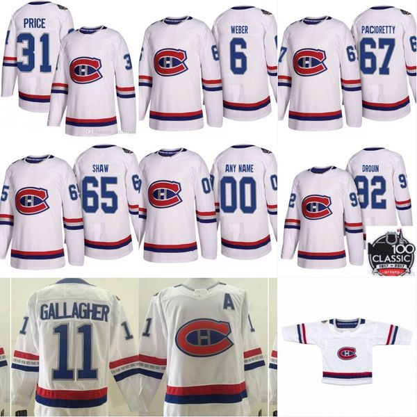 

100 classic canadiens jerseys carey price brendan gallagher shea weber max pacioretty shaw pacioretty galchenyuk montreal canadiens jersey, Black;red