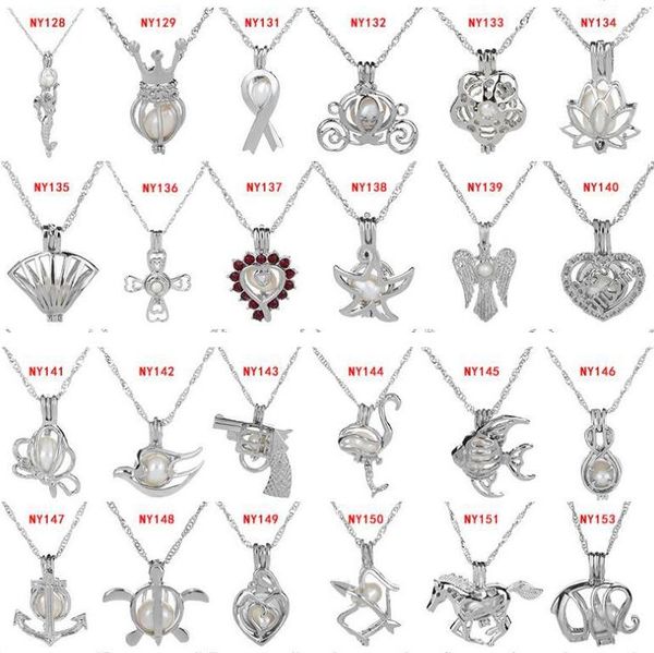 

hollow out pearl necklaces silver chain necklace women jewelry 925 sterling silver necklace natural pearls chains pearl pendant necklace