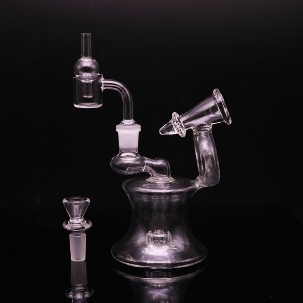 

Высокое качество Сота Бонг 5,7-дюймовый телескоп стиль перколятор бонги с 14 мм стеклянная чаша Бейкер база Dab буровых установок стекла Бонг