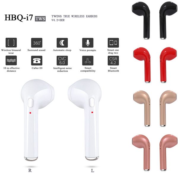 

wholesale original mini tws i7s twins bluetooth headphone stereo earphone wireless earbuds phone earphone with microphone for ios android
