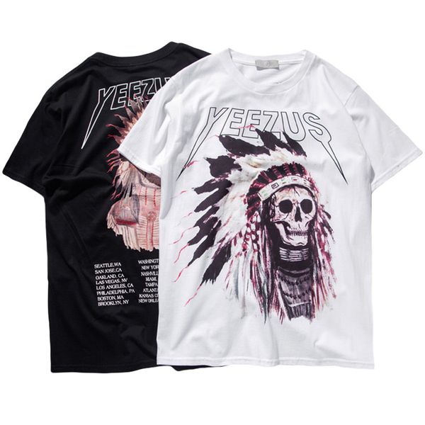 

Дизайнер Мужская Одежда Мужская Футболки Мода Прилив Kanye Уличная Рубашка Дизайнер Футболки Тонкий Письмо Индиана Эмираты Печати С Коротким Рукавом