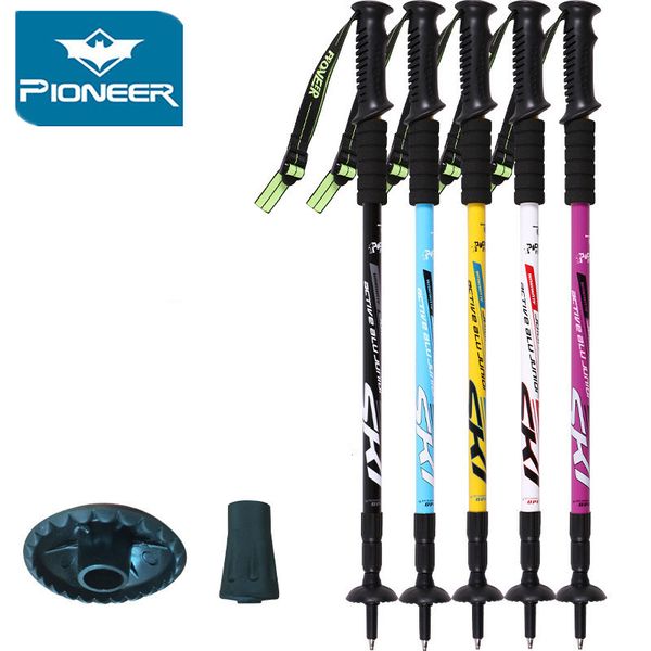 Teleskop Collapsible Alpenstock Wanderstock Gehstock Trekking Stick Pole
