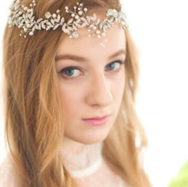 

jewelry hair jewelry for women wedding tiara diamond hair band bridal fashion of shipping, Slivery;golden