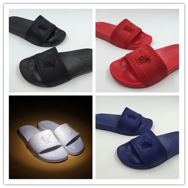 

2018 men andal de igner lide brand fa hion triped andal medu a cuff cau al non lip ummer huarache lipper flip flop lipper