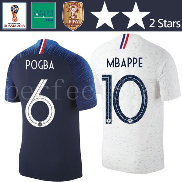 

2 tar thailand pogba mbappe occer jer ey world cup 2018 home away griezmann football hirt giroud champion du monde maillot de foot