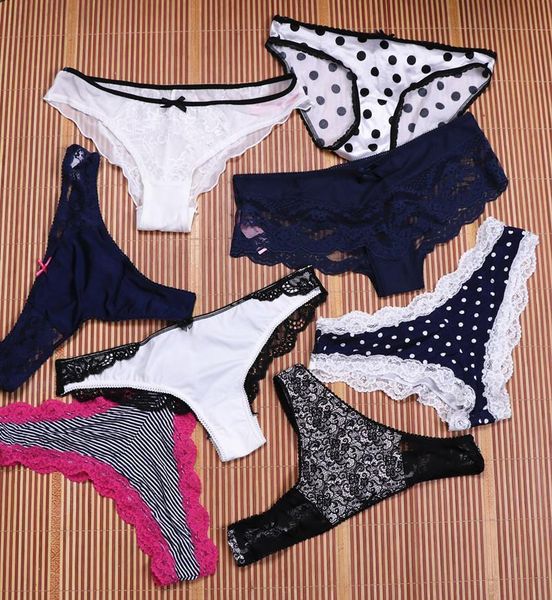 

women lace underwear new wholesale beautiful briefs thongs g-string panties underwear for lady, Black;pink