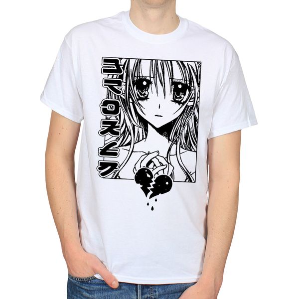Acheter Coeur Brisé Fille Anime Manga Dessin Animé Japonais Kawaii Hipster T Shirt Hommes Tee Shirt Tops Manches Courtes Coton T Shirts Fitness De