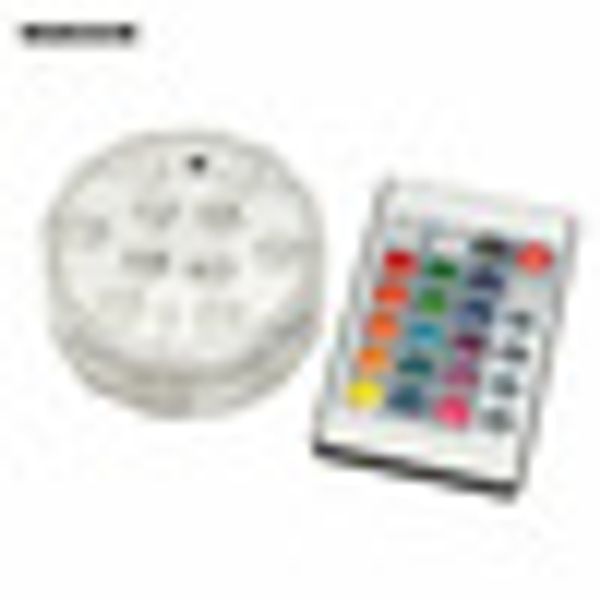 

1/2/4pcs rgb light underwater light pond submersible led waterproof swimming pool battery operated for wedding party