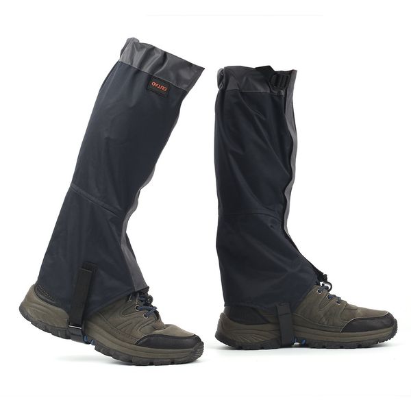 

1 pair waterproof snow legging gaiters cover wear breathable leg gaiters for outdoor hiking walking climbing hunting