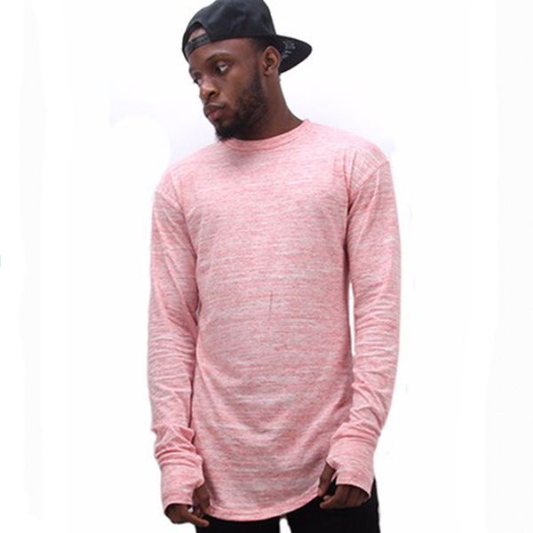 

Extend Hip Hop Street T -Shirt Fashion Brand T Shirts Men Summer Long Sleeve Oversize Design Hold Hand Size S-2XL