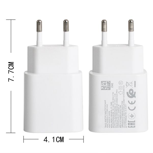 

fast charger travel adapter for samsung galaxy s7 s8 s9 note 8 adaptive eu 1port usb charger adapter 9v 1.67a/5v 2a wall travel 100pcs/lot