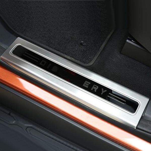 Door Threshold Sill Trip Welcome Pedal Decorative Sticker Cover Trim For Land Rover Discovery 5 Lr5 Interior Accessories Car Interior Decoration Ideas