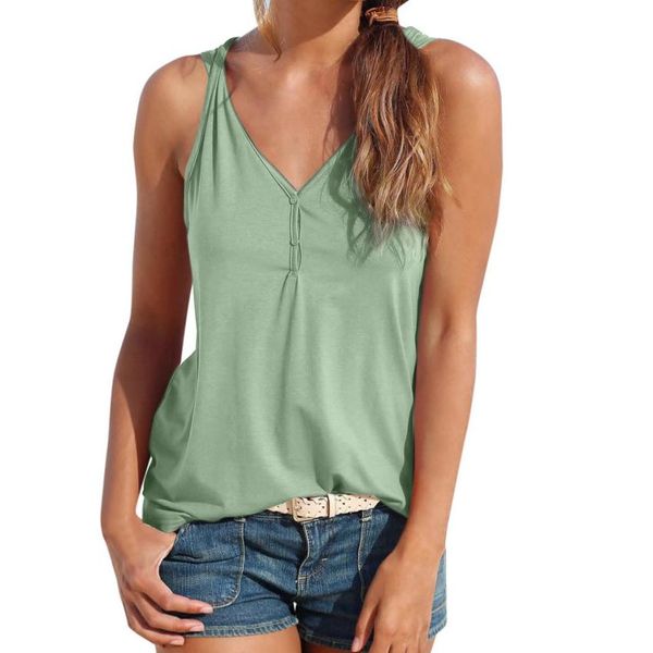 

desire #50 womens summer strappy vest sleeveless shirt blouse casual tank, White