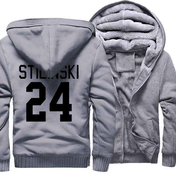 

stilinski 24 print fashion hip hop winter thick hoody men teen wolf men's sportswear harajuku plus size 5xl hoodies jackets, Black