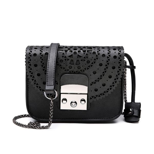 

fang yue кожаная сумка корейской версии полые дамы сумка